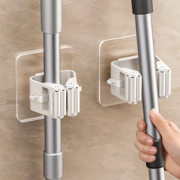 Wall-Mounted Cleaning Tool Organizer