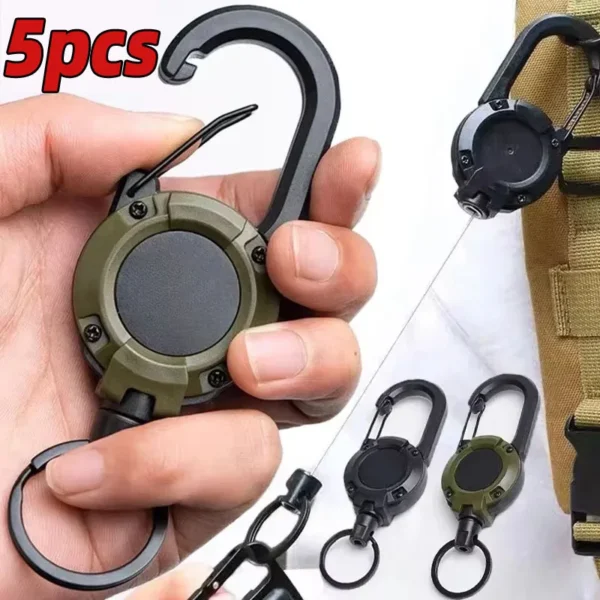 Heavy Duty Retractable Keychain Reel