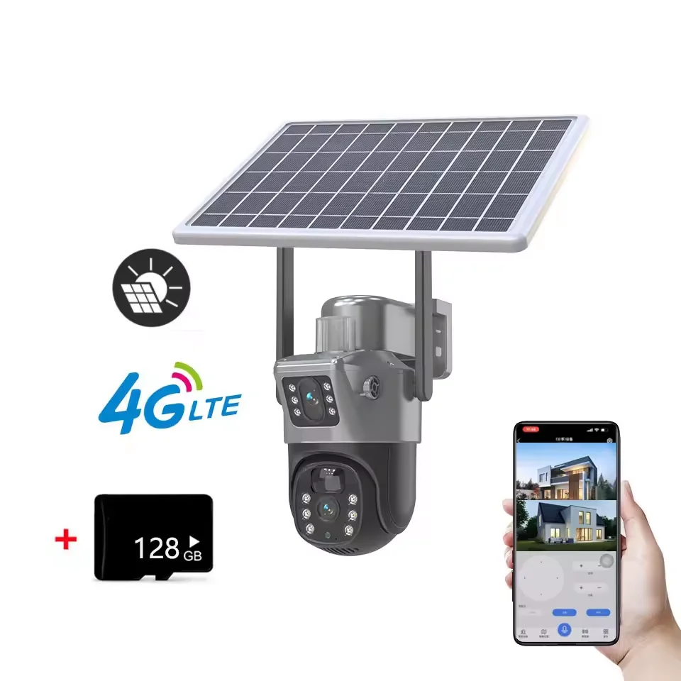 4MP Dual-Lens PTZ Solar Security Camera - Image 14