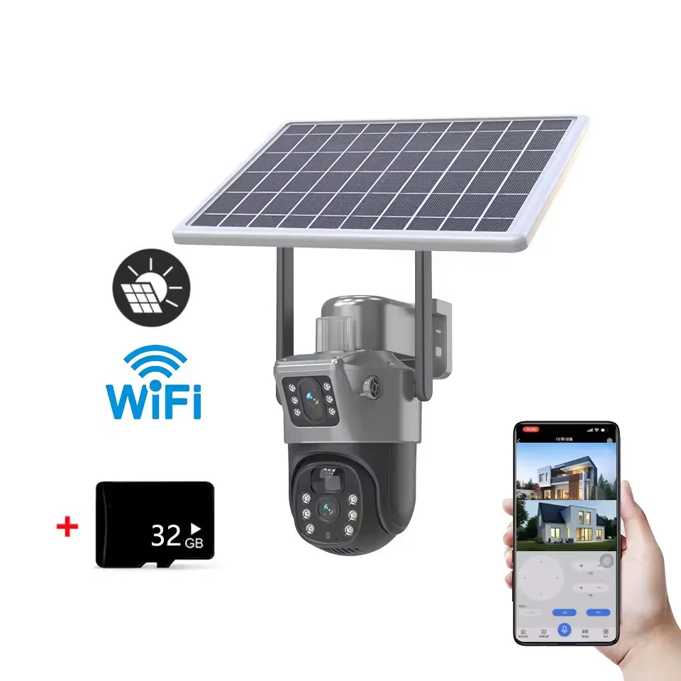 4MP Dual-Lens PTZ Solar Security Camera - Image 12