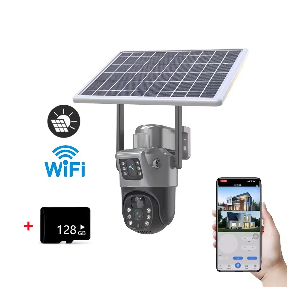 4MP Dual-Lens PTZ Solar Security Camera - Image 11