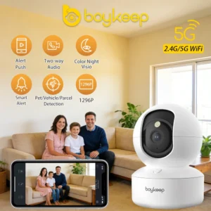 2K Smart WiFi Security Camera