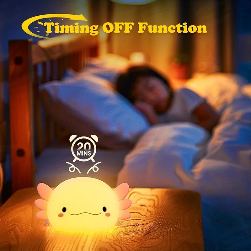 Axolotl Silicone Night Light - Image 4