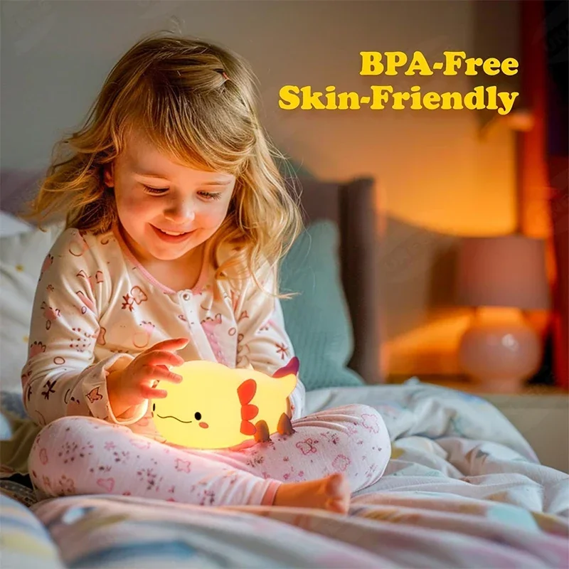 Axolotl Silicone Night Light - Image 3