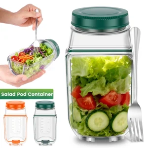 Salad Storage Jar with Fork